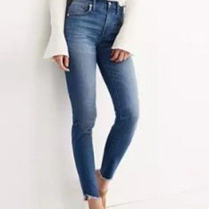 Madewell 10" High-Rise Skinny Jeans: Tulip Hem